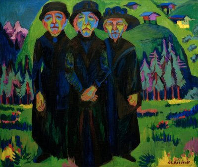 Die drei alten Frauen von Ernst Ludwig Kirchner